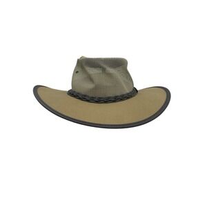 Jacaru Summer Breeze Australia Hat Tan Mesh Sz Small Outback